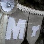 Mr & Mrs wedding banner